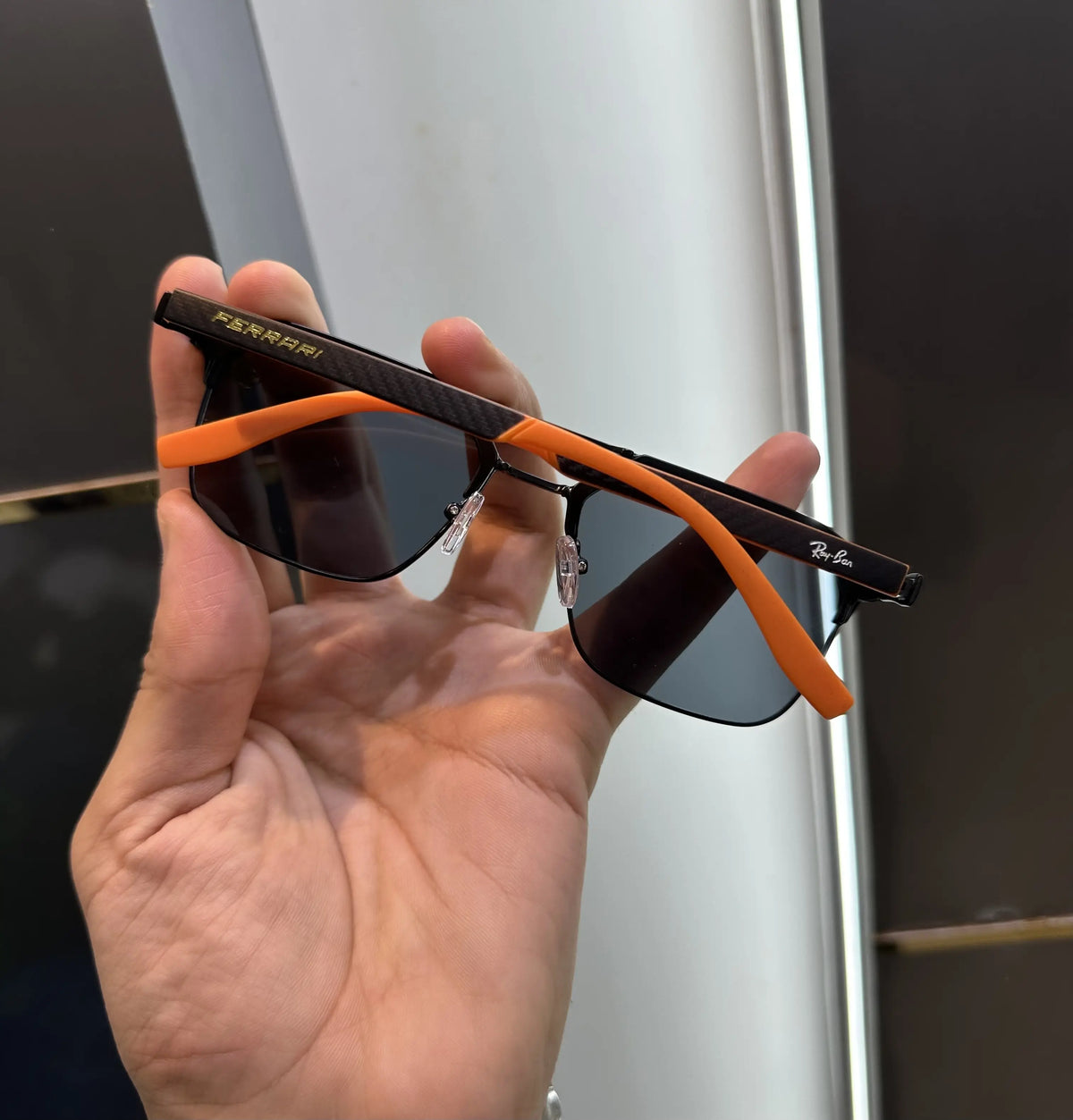 All Season Special Ray Ban Orange Black FerraRi Premium Shades