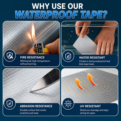 Leakage Repair Butyl Waterproof Adhesive Tape - Buy 1 Get 1 Free - 5 cm * 5 M