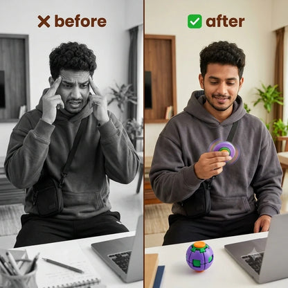 PressPop - Push & Play | 360° Motion | Expandable Ball
