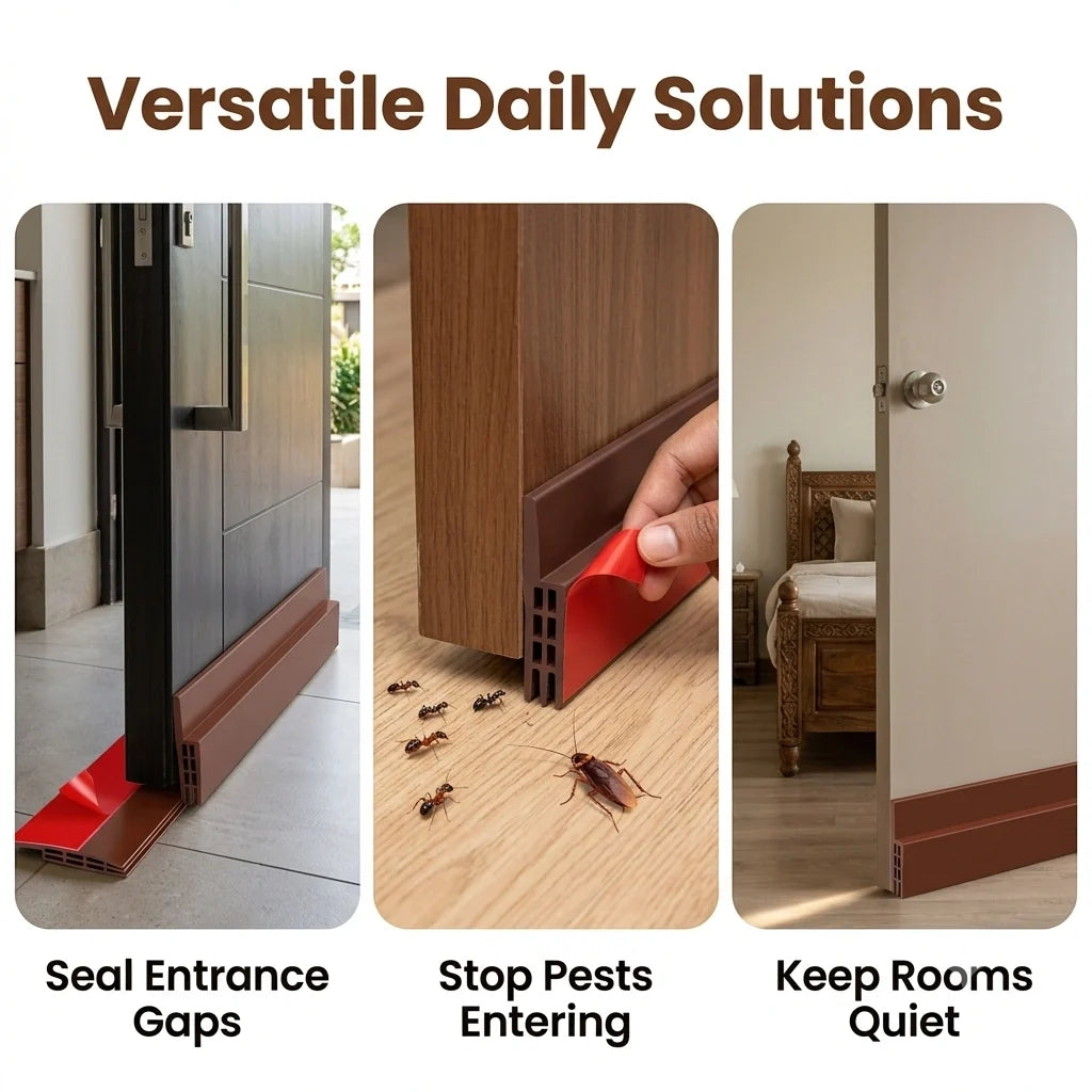GapSeal  — Door strips | Air, Dust & Noise Reducer | Flexible Fit