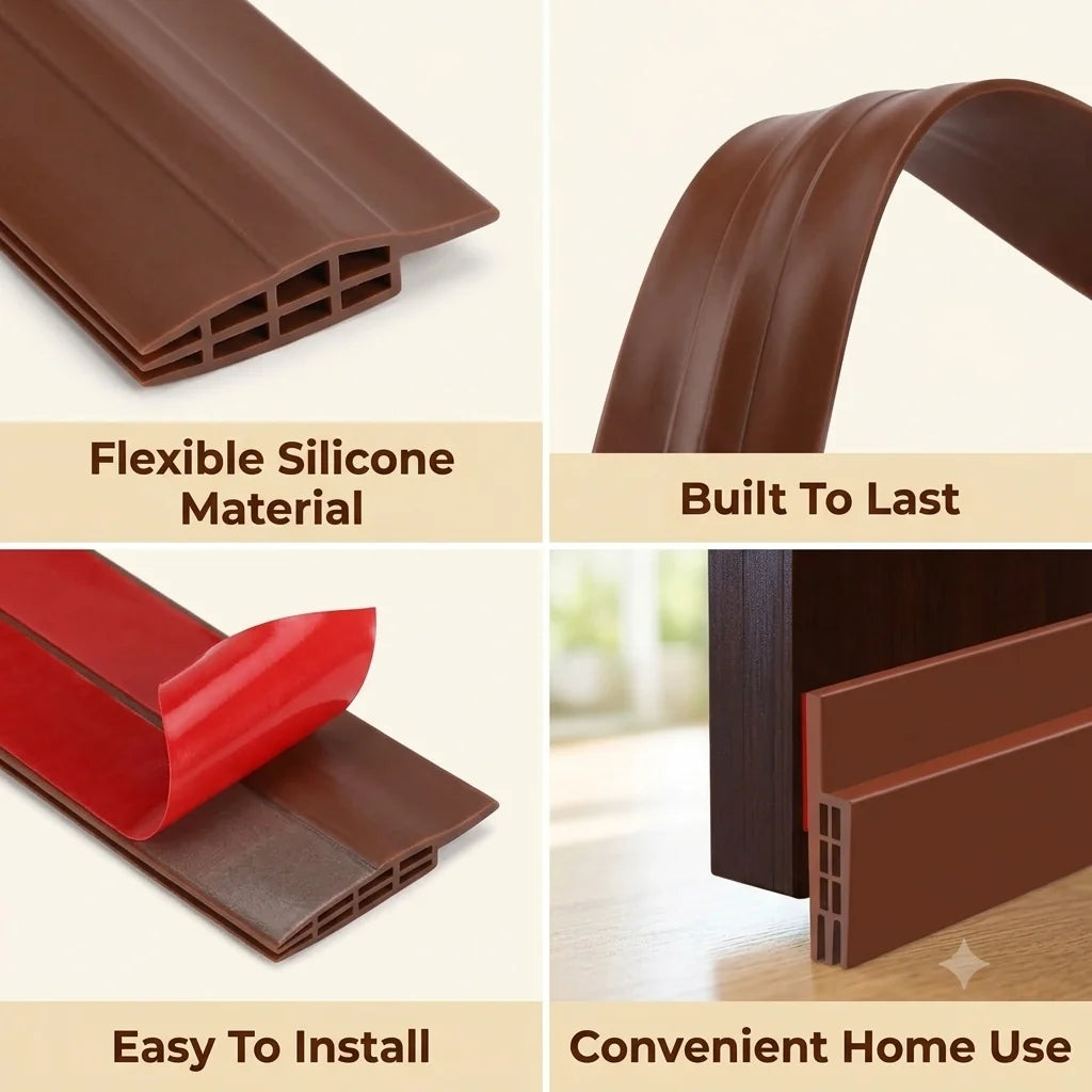 GapSeal  — Door strips | Air, Dust & Noise Reducer | Flexible Fit