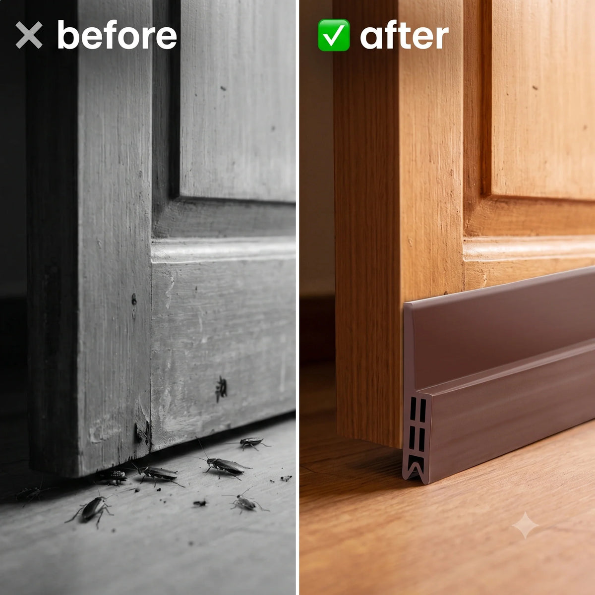 GapSeal  — Door strips | Air, Dust & Noise Reducer | Flexible Fit