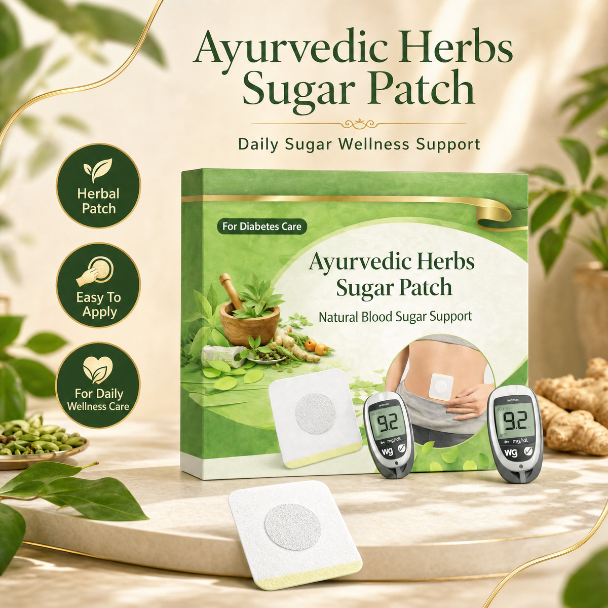 HerbPatch™ - Ayurvedic Herbs Sugar Patch |  Buy 1 Pack Get 1 Pack free